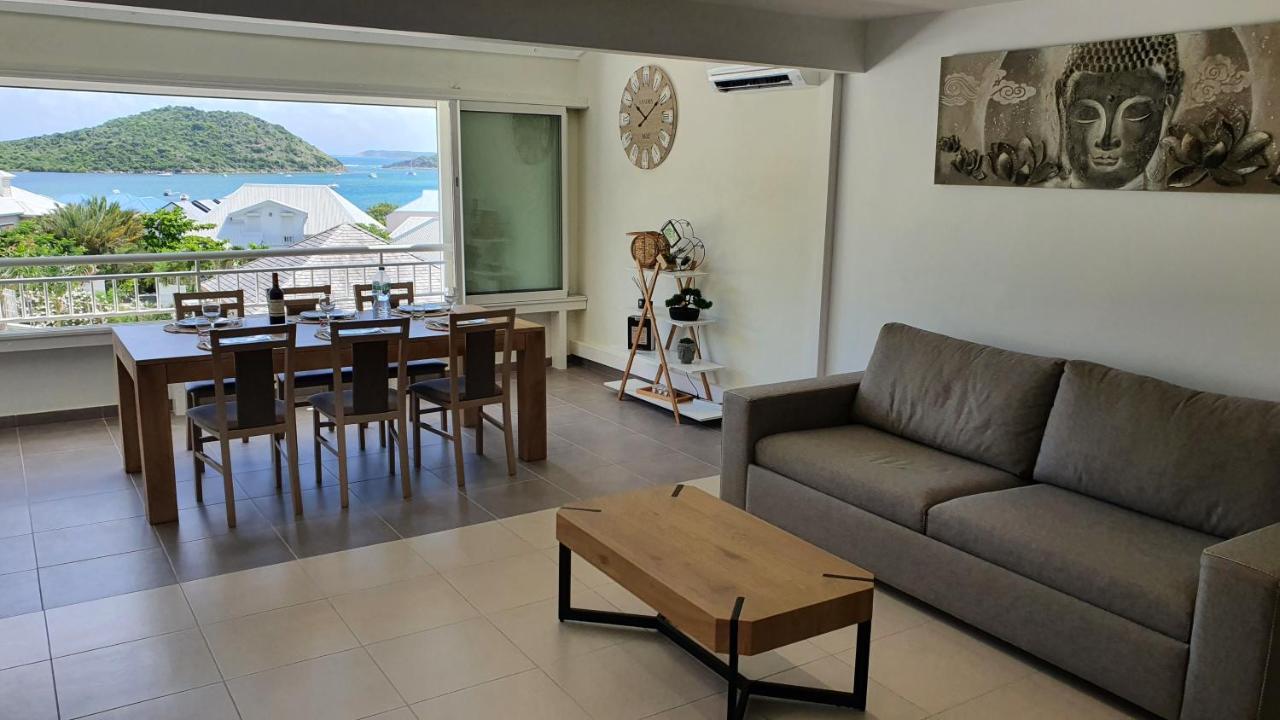Pinel Superbe Appartement En Residence Vue Mer Куль-де-Сак Экстерьер фото